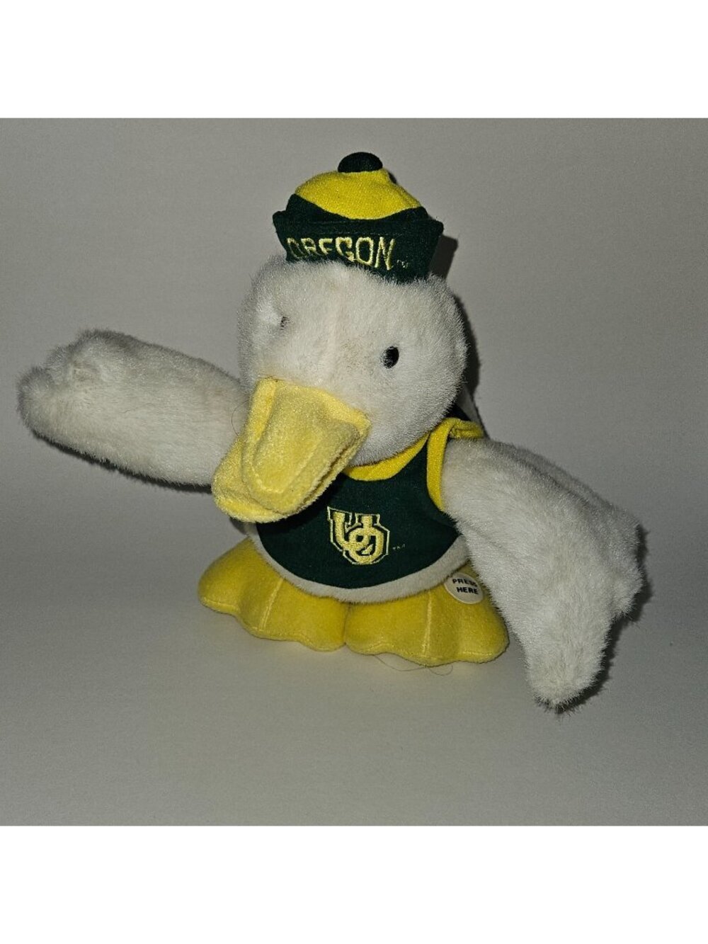 University Oregon Duck Plush Music Fight Song Mighty Oregon Team Crossbar TESTED